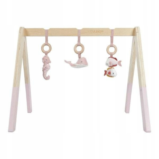 Interaktívna čelenka Little Dutch BabyGym Rose Ocean