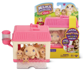 Hračky Moose Malé živé zvieratká Mama Surprise Minis súprava zajačika