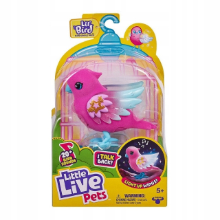 Interaktívna figúrka Little Live Pets Ružový vtáčik