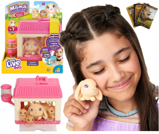 Hračky Moose Malé živé zvieratká Mama Surprise Minis súprava zajačika