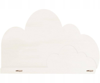 Polica do detskej izby - Malé pekné veci - Cloud biele police