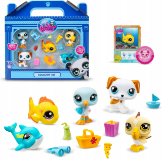 Nová súprava Littlest Pet Shop 5 originálnych figúrok Hasbro