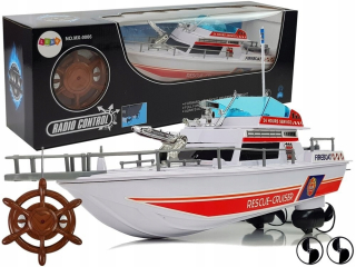 Loď, čln na diaľkové ovládanie - Loď Yacht Rescue Remote Controlled Pilot HeltRUD
