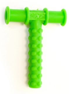 Ortodontické hryzátko Chewy Tubes, odtiene zelenej