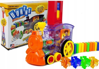 LED pohybového zariaďuje Domino Vlak Building Blocks