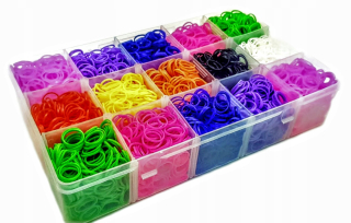 Tkáčsky stav skupiny Gumy, 6000pcs, 3 tkáčsky stav, 2 kufre
