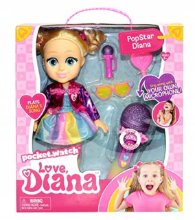 Bábika -
Láska, Diana 918980.002 Popstar bábika s Singalong