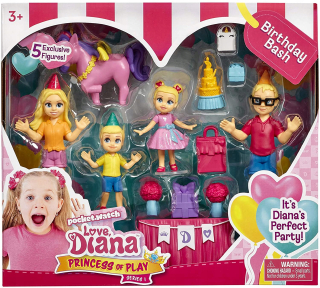 Rozprávková postavička - Láska, Diana Viacpočetné Birthday