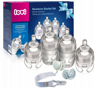 LOVI STARTER SET FĽAŠE, cumlíky, DETSKÉ SPRCHA