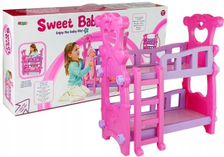 Postieľka pre bábiku - 
 Poschodovej postele pre bábiky 5618