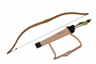 Jesion Arch Bent 120 Quiver Kožené 3 Shots