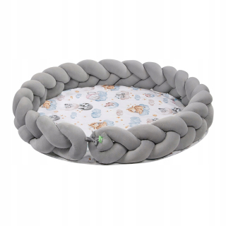 Vzdelávacia podložka pre deti - Lulando Art Collection Mata Braid Sleepy
