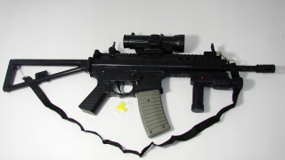 Pištoľ pre deti - M16 puška na loptičky 74 cm pištole + loptičky