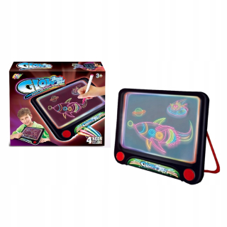Čarovná Tablet pre kreslenie Magic Pad LED + pastelky
