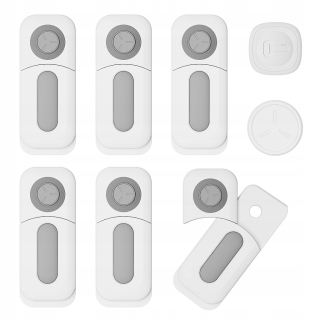 6x Magnetický nábytkový zámok na zásuvky skrinky