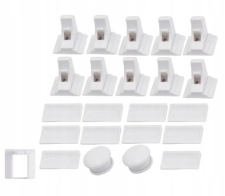 10 KS MAGNETICKÝ ZÁMOK PRE ZÁSUVKY NÁBYTKOVÝCH SKRINÍKOV
