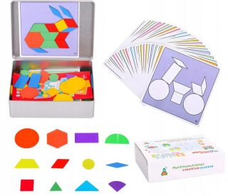 Magnetic Montessori puzzle puzzle herné bloky