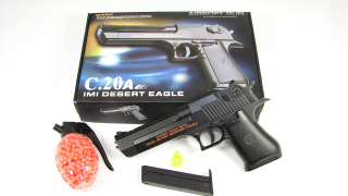 Pištoľ pre deti - Magnum Izrael kovové zbrane Gun Balls Windbreaker