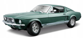 Autíčko pre deti - Maisto Ford Mustang Fastback GTA 1967 1/18 31166