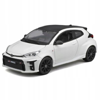 Toyota GR Yaris 2021 White Maisto 1:24 1/24 kovový model auta 32909