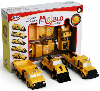 Magneticka stavebnica - Malblo Magnetické Stavebné bloky Stavebné technika