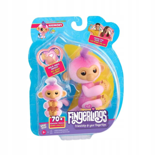 FINGERLINGS /3111/ RUŽOVÁ OPICA - HARMÓNIA