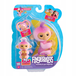 FINGERLINGS /3111/ RUŽOVÁ OPICA - HARMÓNIA