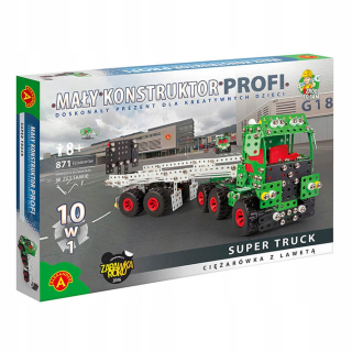 Stavebnica pre deti - Malý konštruktér 10w1 Super truck truck