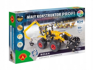 Stavebnica pre deti -  Malé konštruktor bager 5v1 en Alexander Blocks