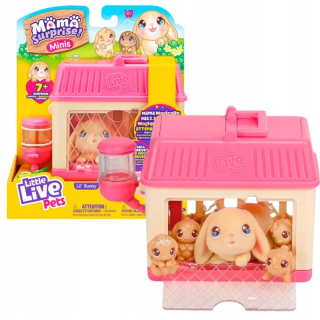 Hračky Moose Malé živé zvieratká Mama Surprise Minis súprava zajačika