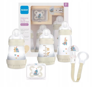 MAM BABY VITAJTE VO SVETE ZESTAW UPOMINKOWY BABY SPRCHA LEPŠIE SPOLU
