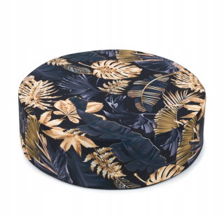 Detský sedací vak - pufa - MAMO-TATO PUFA Round sedákom Fi 50x14
