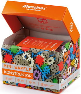 Stavebnica - Marioinex Mini vafle vafle Constructor 500 El 3+