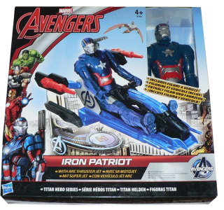 Akčná figúrka, postavička - Marvel Avengers B1491 - Iron Patriot + Vehicle !!!
