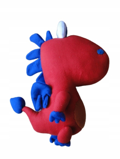 EDZIO DRAK PLYŠOVÝ MASKOT 45cm