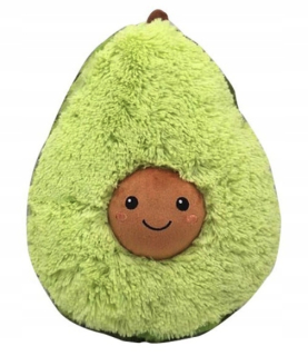 Avokádo avokádo vankúšový maskot 30 cm plyšový