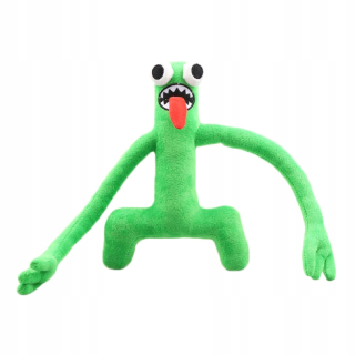 Maskot dúhový priatelia roblox zelený plyšový plyš
