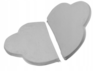 Vzdelávacia podložka pre deti - Detská rohož za zábavu cloud sivá 100cm