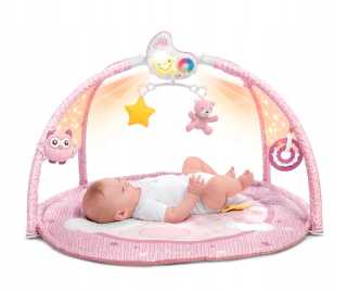 Vzdelávacia podložka pre deti - Baby Mat Chicco 3in1 Ružový projektor