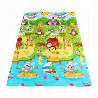 Vzdelávacia podložka pre deti - Vzdelávacie Mata Foam Puzzle EPE 180x120x1,5cm