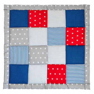 Koberec do detskej izby - MATA PATCHWORK podložky pre Baby veľké 100x100