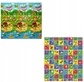 Vzdelávacia podložka pre deti - Vzdelávacie penová podložka 200x180x1 Polish Alphabet