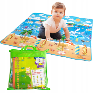 Vzdelávacia podložka pre deti - Penová podložka Educational koberec izolácie 180x200 cm