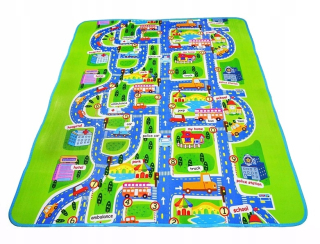 Vzdelávacia podložka pre deti - Mat Foam Educational Thermal Street kobercov
