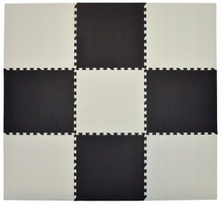 Vzdelávacia podložka pre deti - Kontrast mat 180x180 Penové puzzle