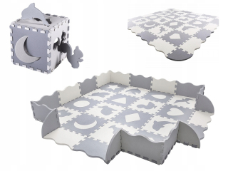 Vzdelávacia podložka pre deti - Pena rohož. Puzzle. Vzdelávacie zvieratá. Deti
