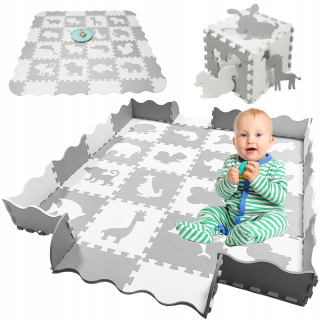 Vzdelávacia penová penová penová puzzle Plazpen pre deti 150x150 36el xxl