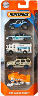Matchbox MBX Marine Rescue GKJ11 Five Pack