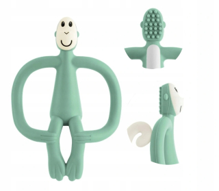 Hryzadlo pre batoľa - MASCHSTICK MONKEY TEASHER MASÁŽNA KEFA ECO