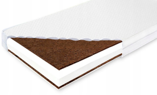 Poťahový matrac Kokosové matrace stredne tvrdé 120 x 60 x 12,5 cm